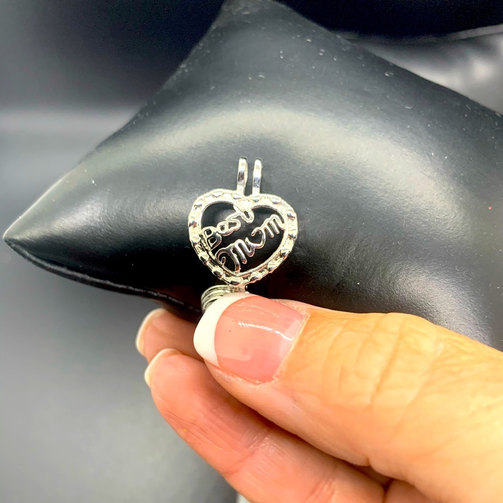 Best Mom Mother’s Day charm Cage Necklace